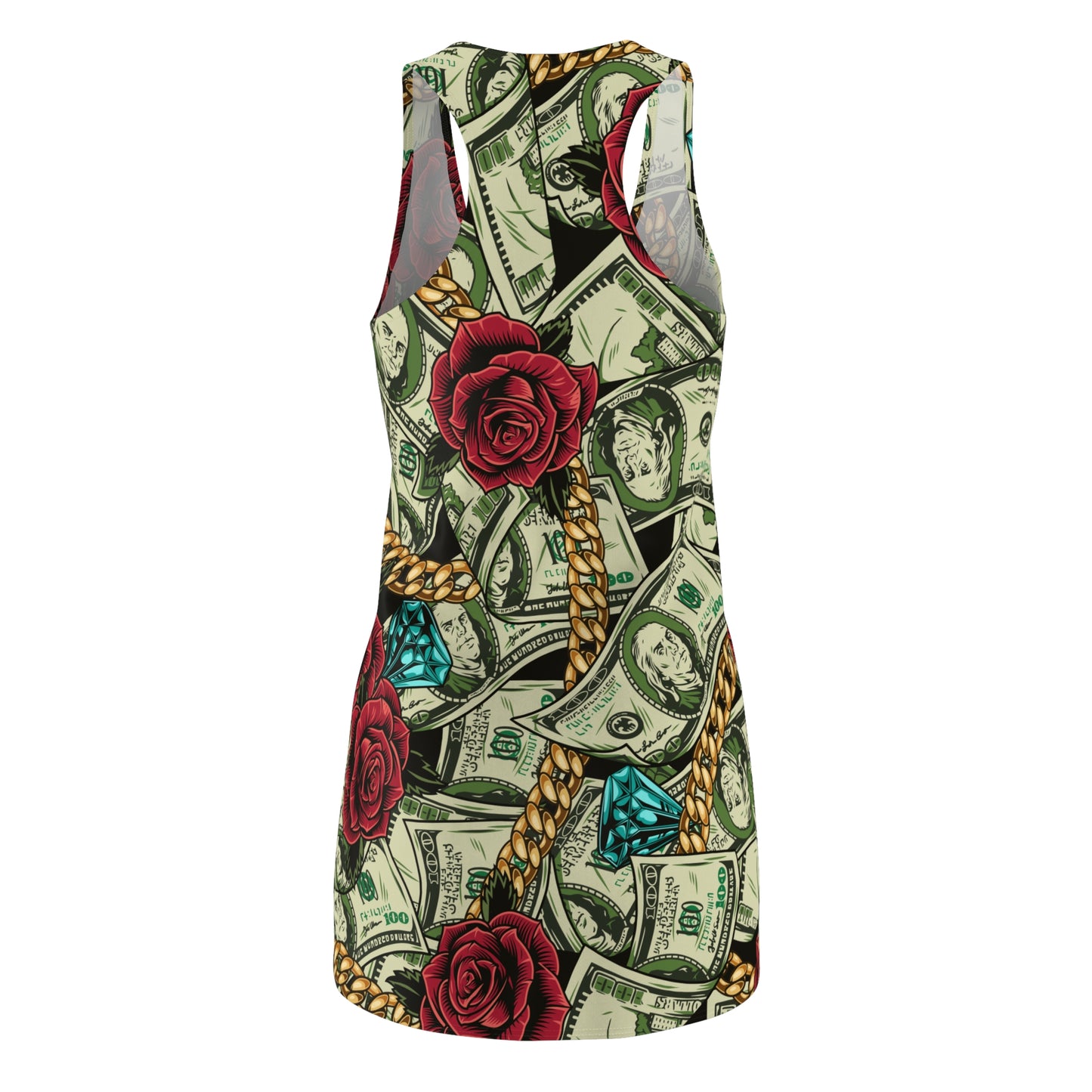Women's Cut & Sew Racerback Dress (AOP)