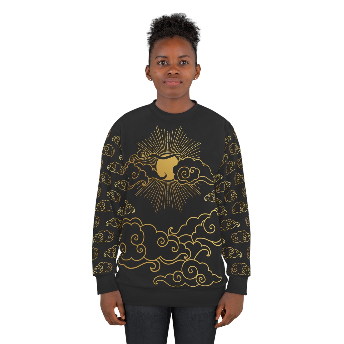 Oriental Sun And Moon Unisex Sweatshirt