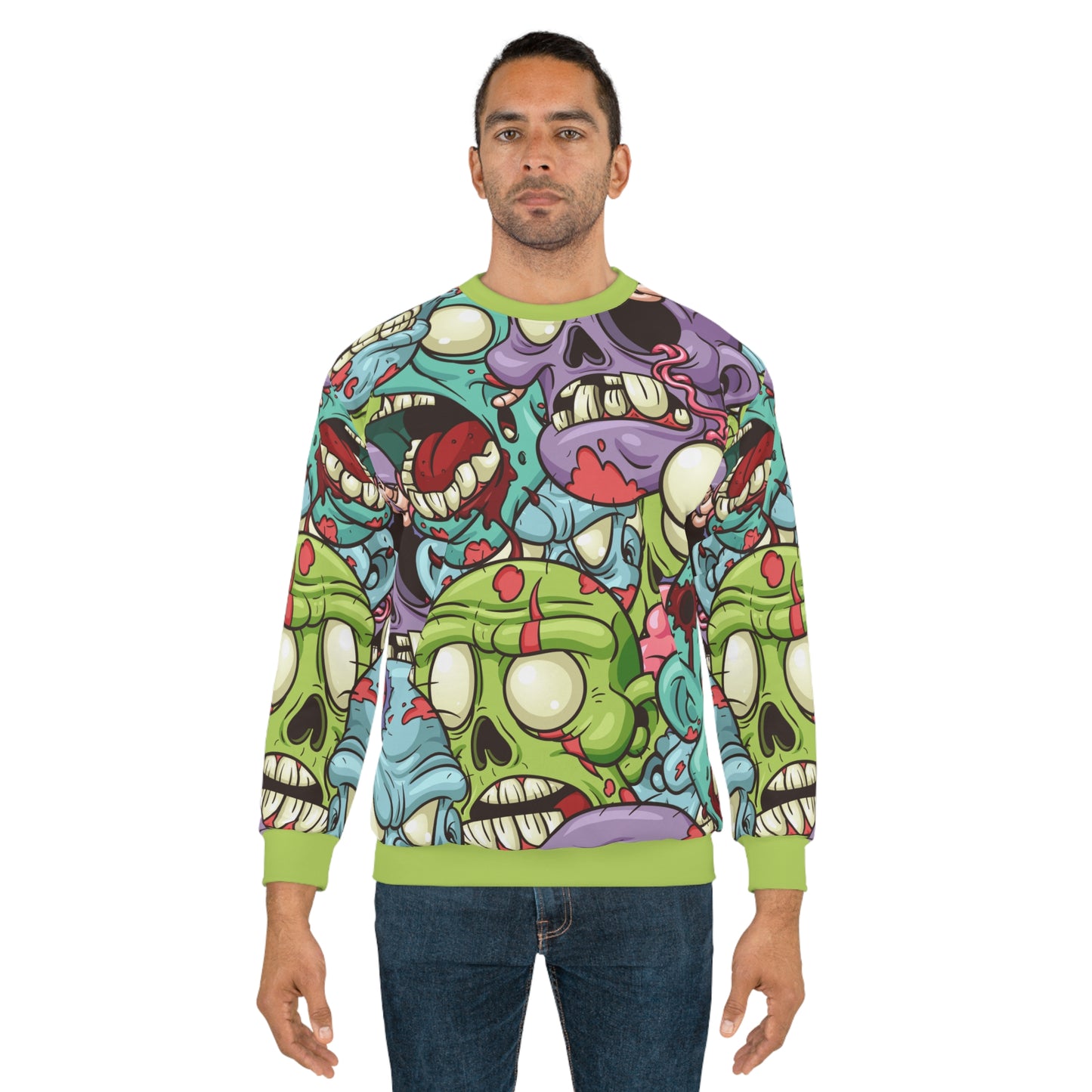 Zombie Heads Unisex Sweatshirt