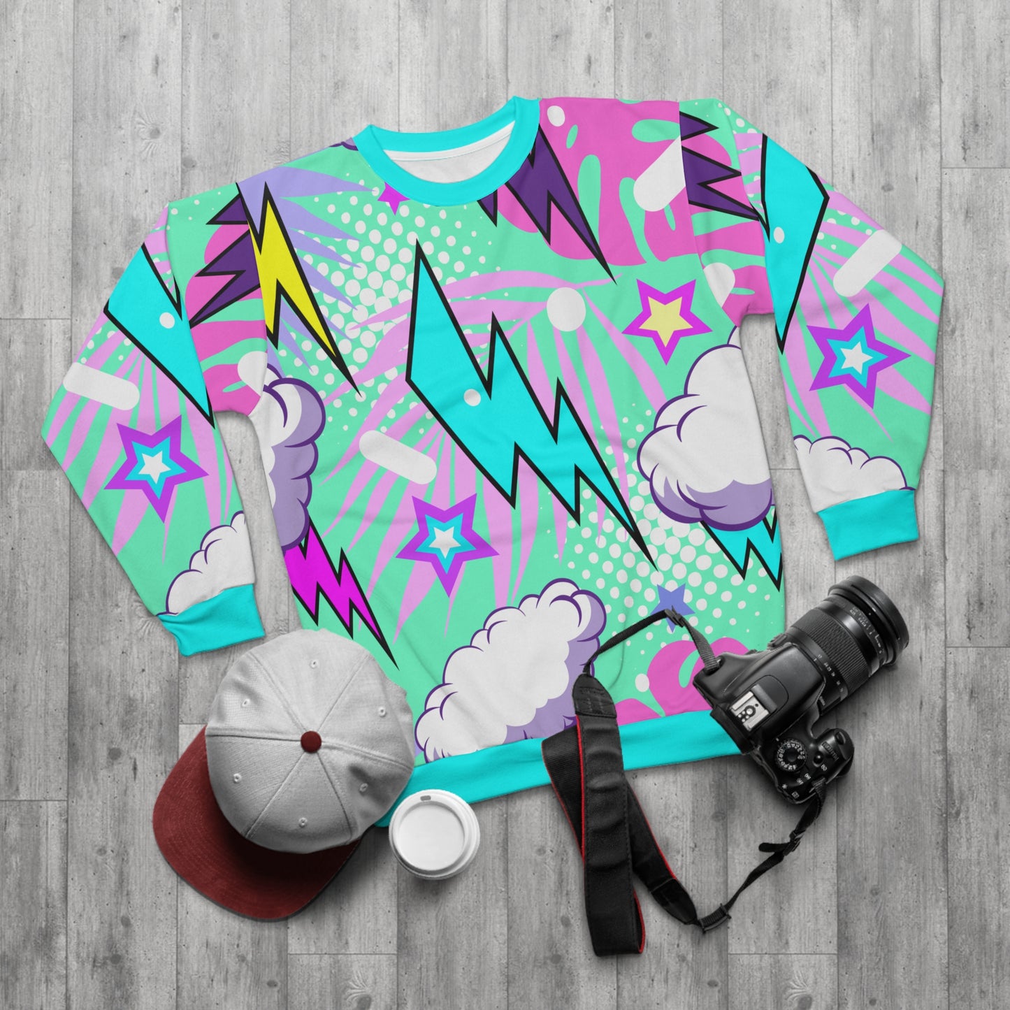 Comic Thunderstorm Unisex Sweatshirt