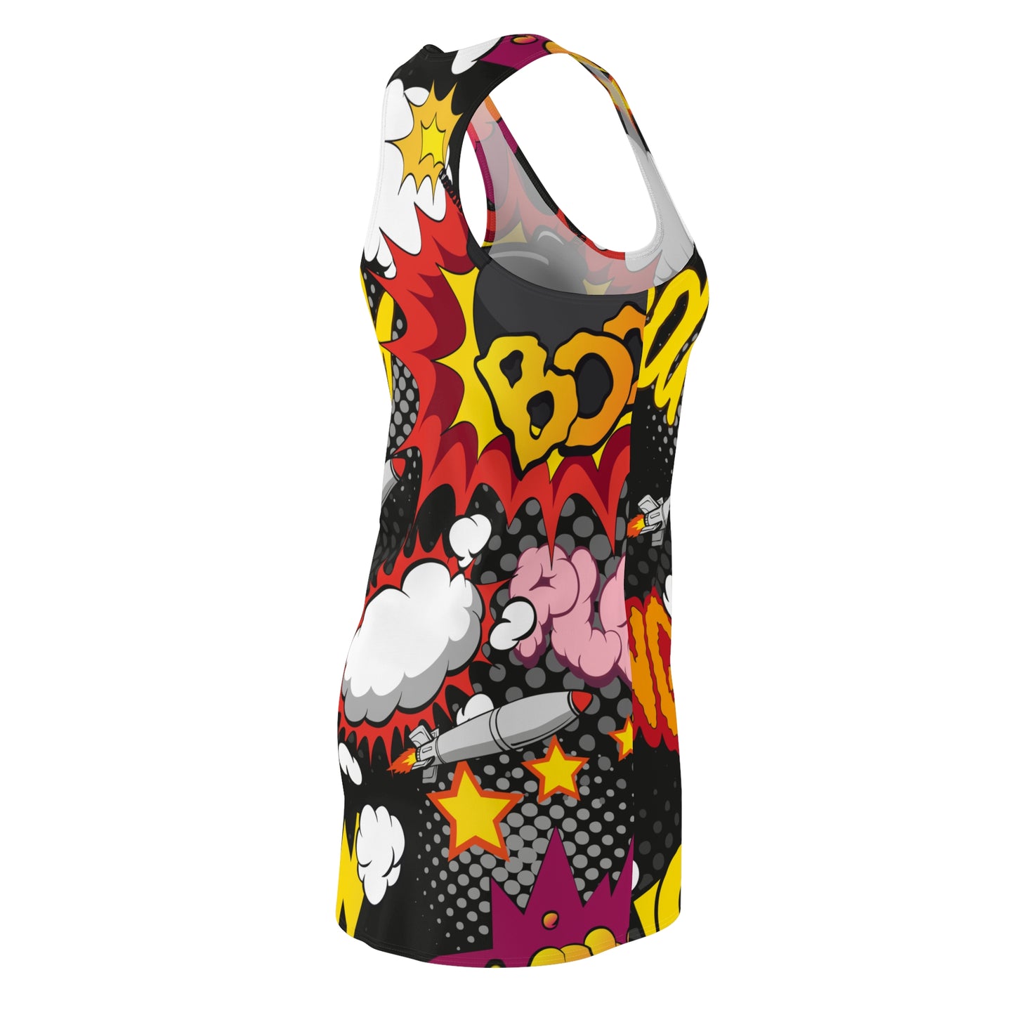 Comic Bomb Women's Racerback Dress