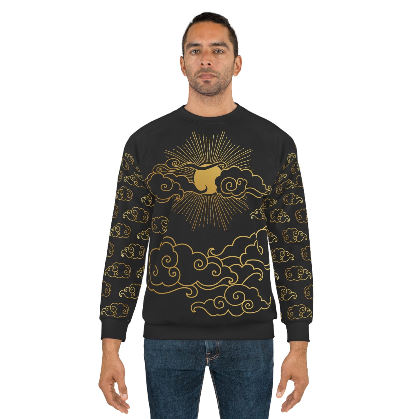 Oriental Sun And Moon Unisex Sweatshirt