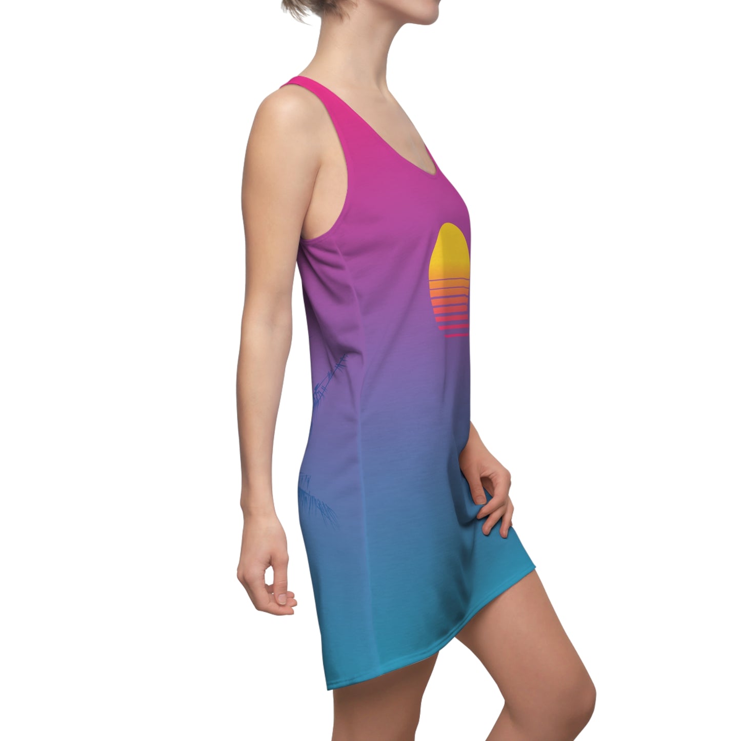 Sunset On The Beach Women's Racerback Dress