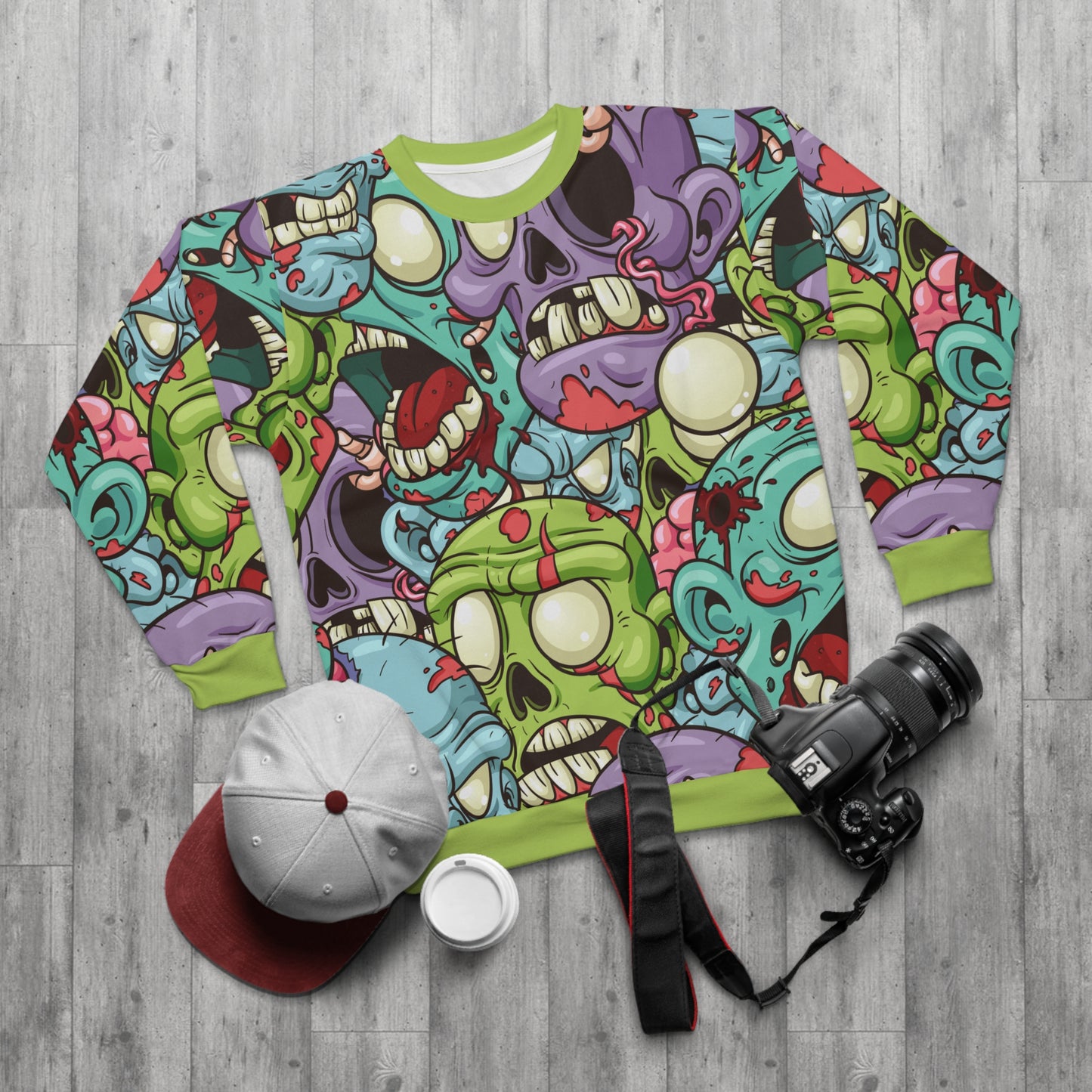Zombie Heads Unisex Sweatshirt