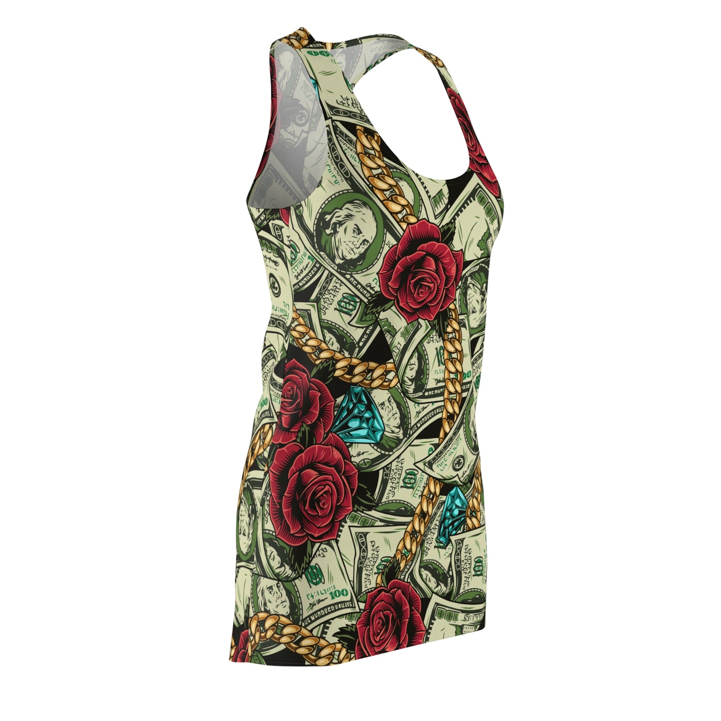 Women's Cut & Sew Racerback Dress (AOP)