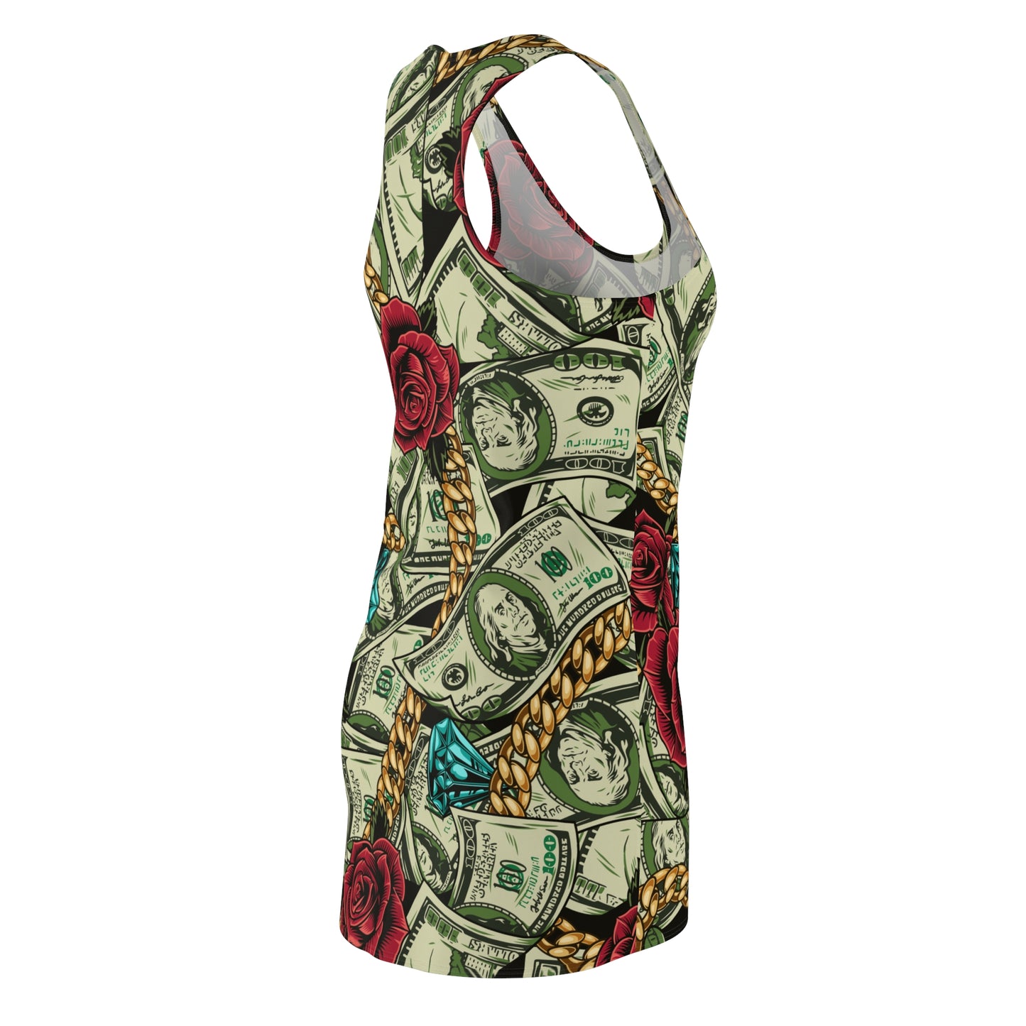 Women's Cut & Sew Racerback Dress (AOP)