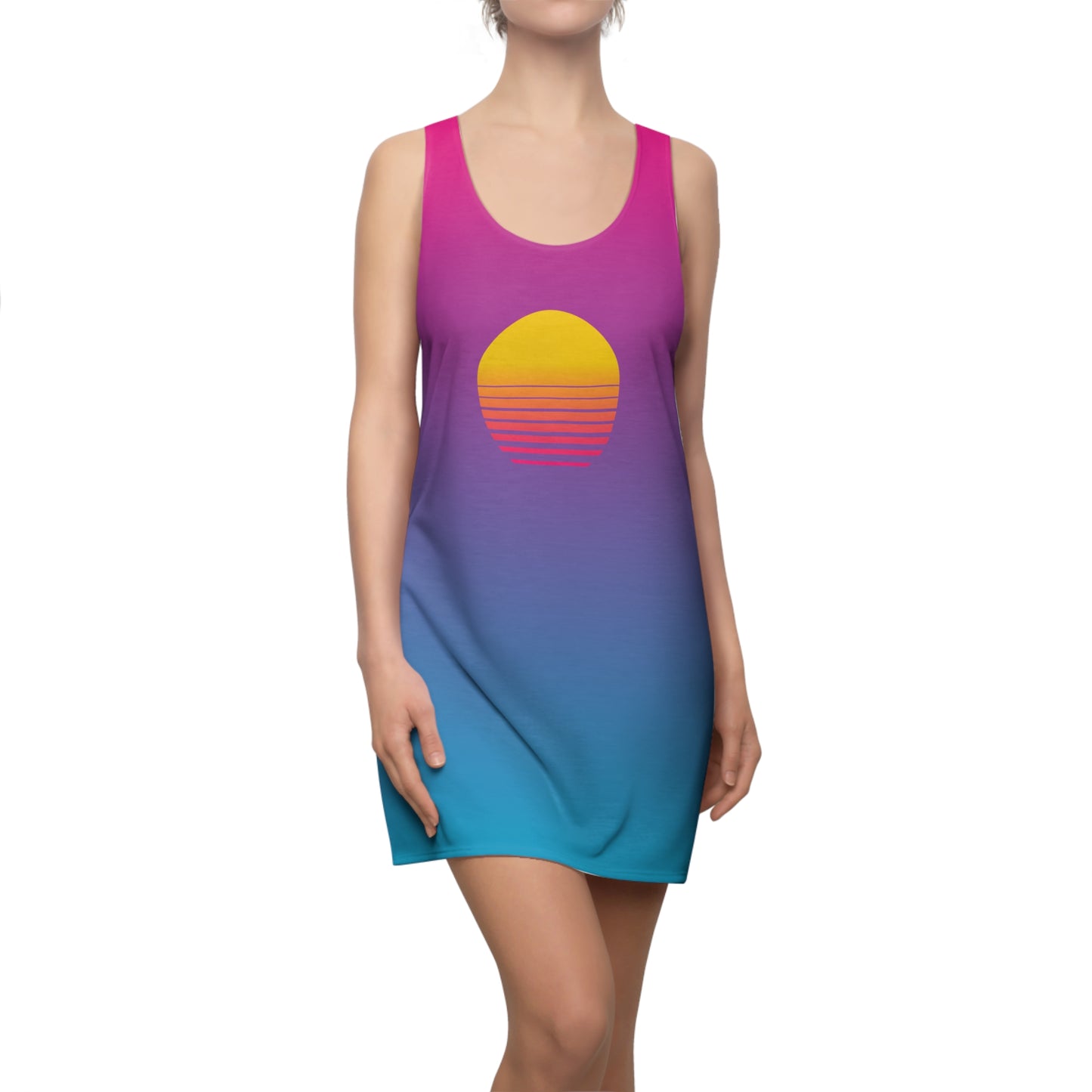 Sunset On The Beach Women's Racerback Dress