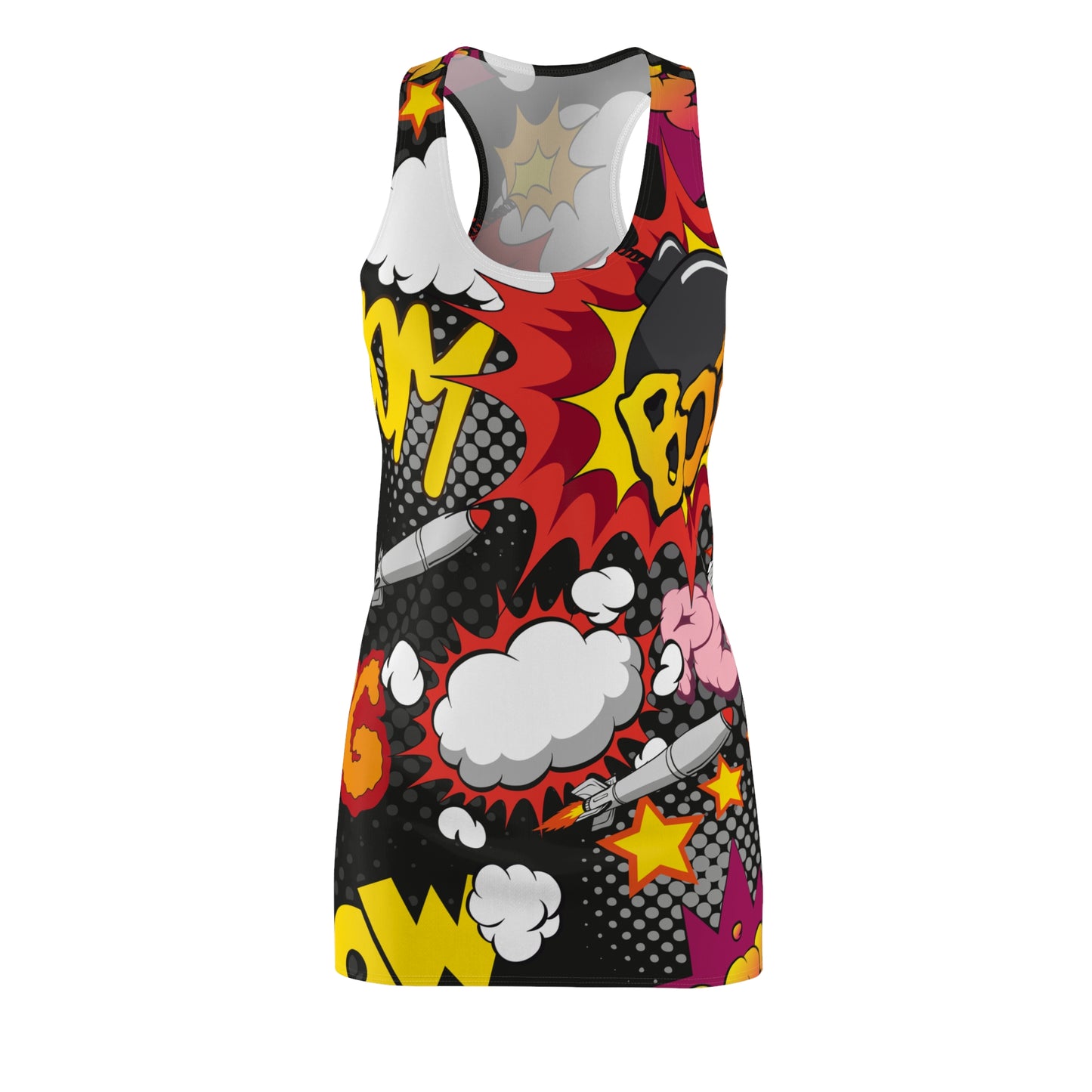 Comic Bomb Women's Racerback Dress