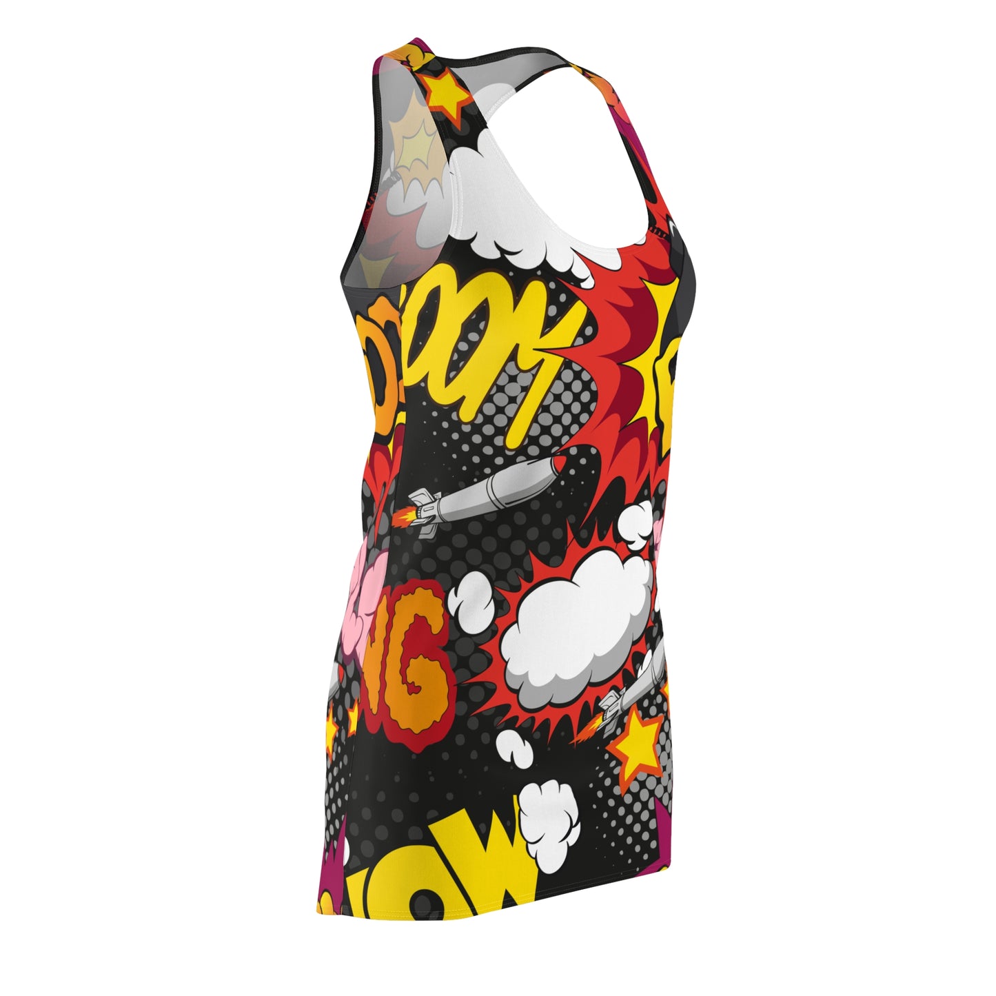 Comic Bomb Women's Racerback Dress