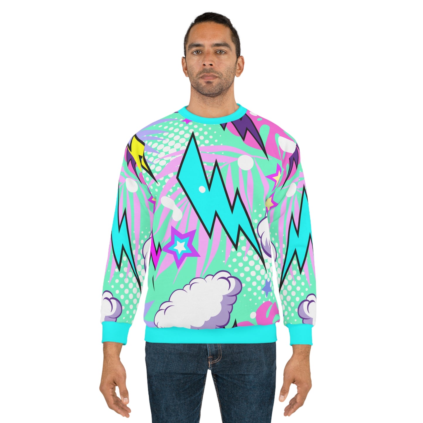 Comic Thunderstorm Unisex Sweatshirt