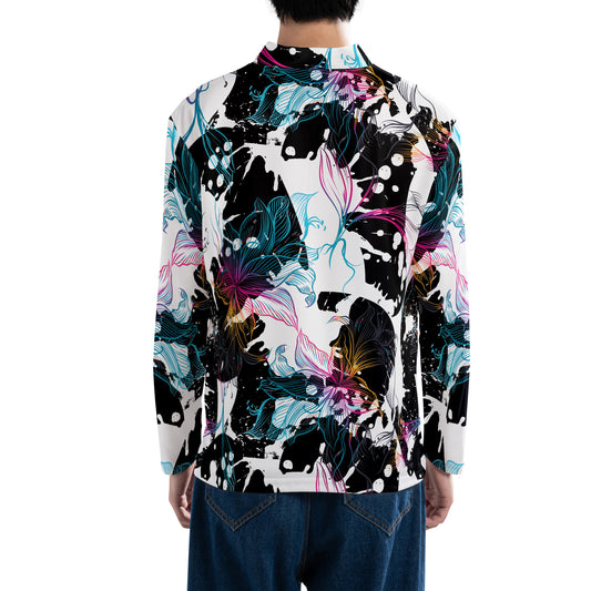 Abstract Gradient Flowers Performance Q-Zip