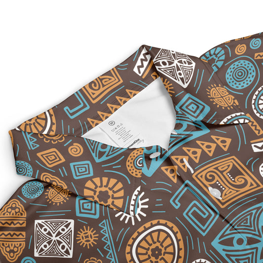 African Shapes Polo Shirt