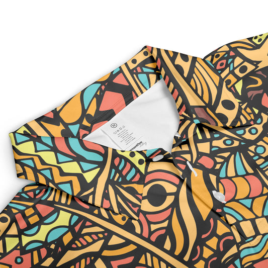 African Zentangle Polo Shirt