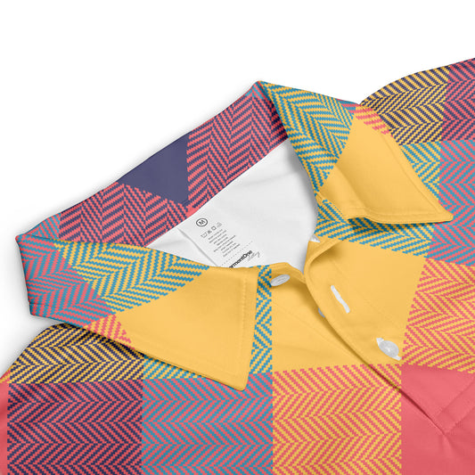 Autumn Plaid Polo Shirt