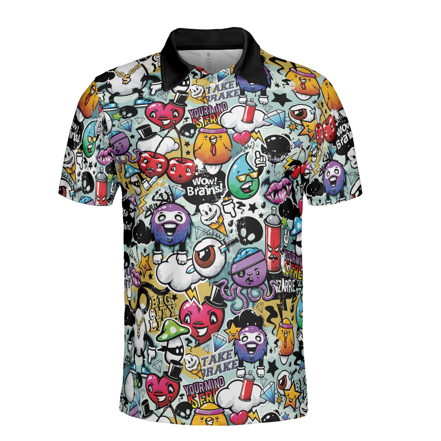 Bizarre Graffiti Premium Polo Shirt