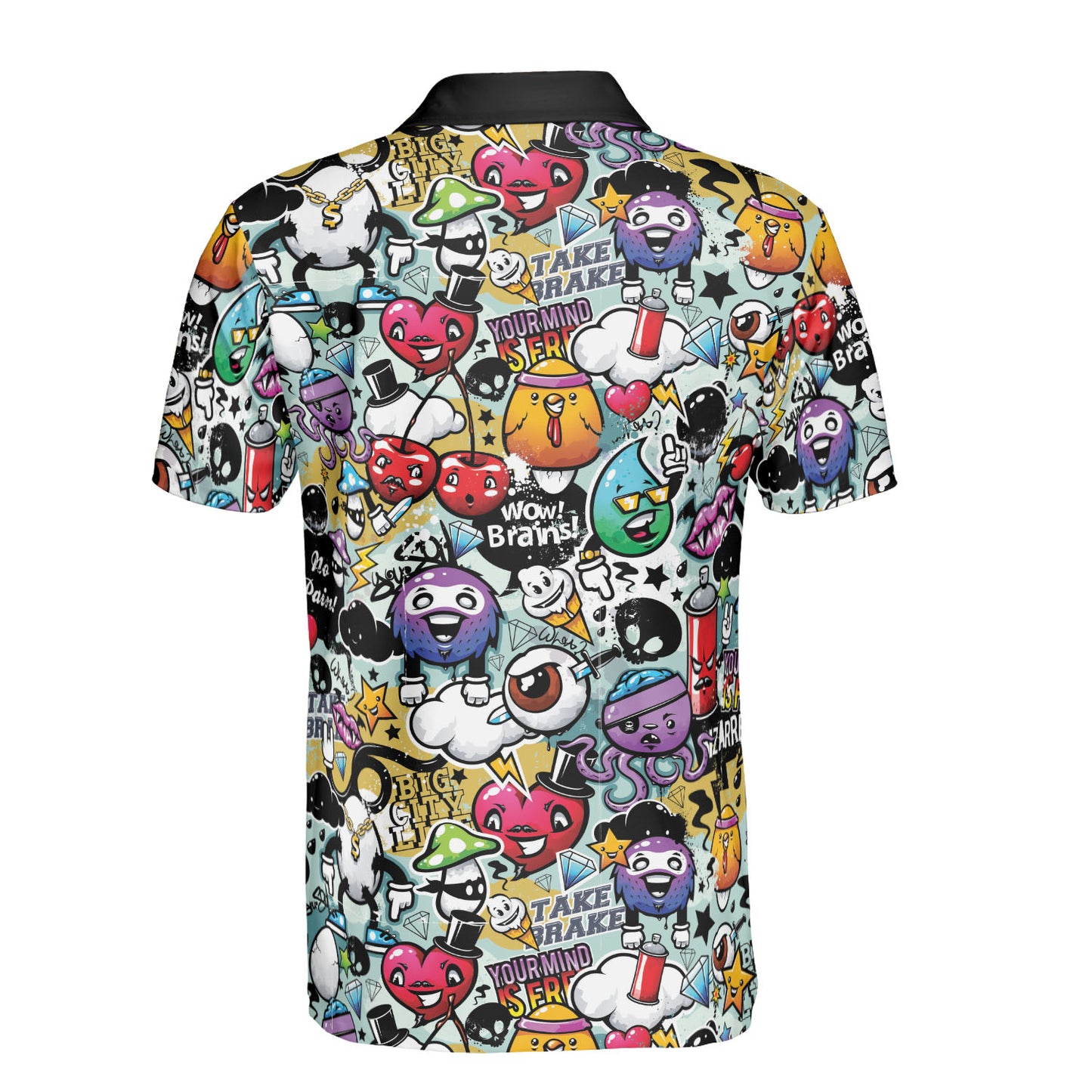 Bizarre Graffiti Premium Polo Shirt