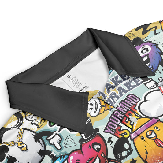 Bizarre Graffiti Premium Polo Shirt
