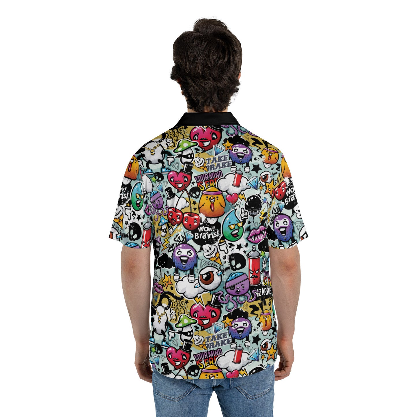 Bizarre Graffiti Premium Polo Shirt