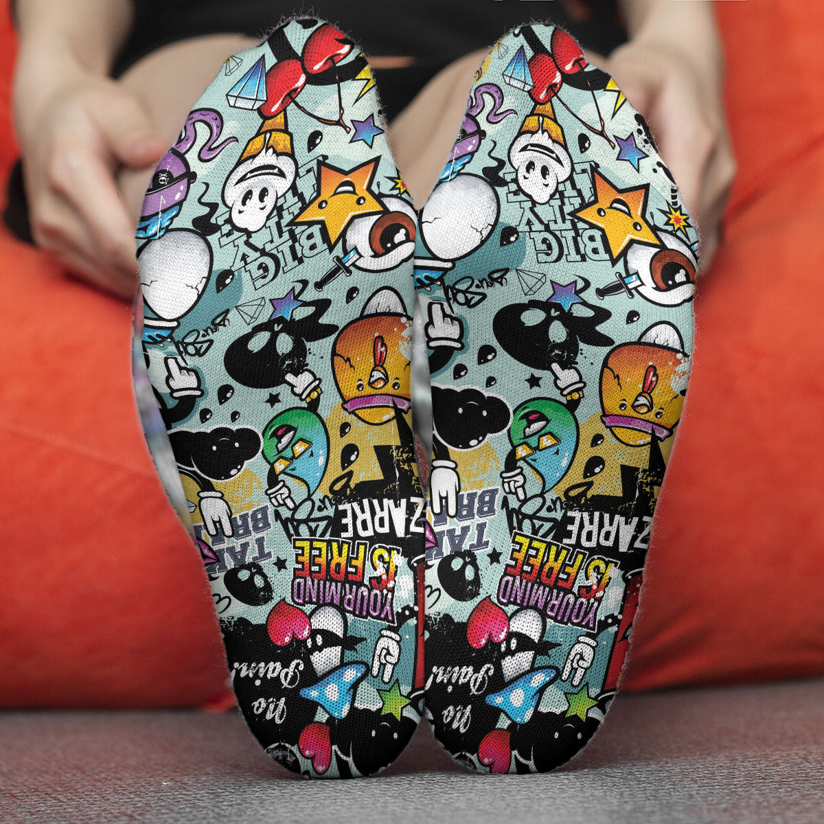 Bizarre Graffiti Socks