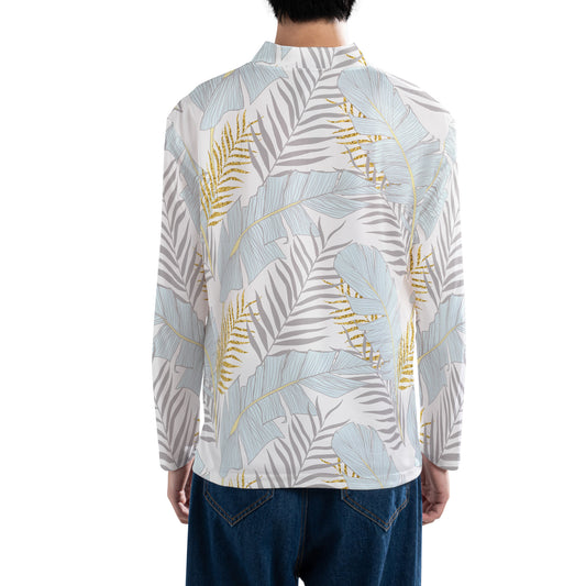 Blue Banana Leaves Performance Q-Zip