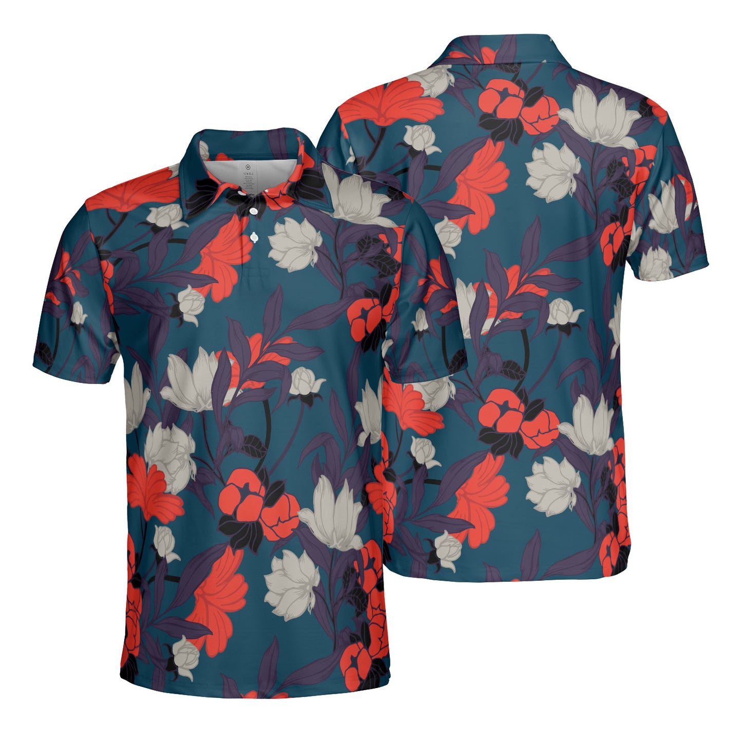 Budding Flowers Polo Shirt