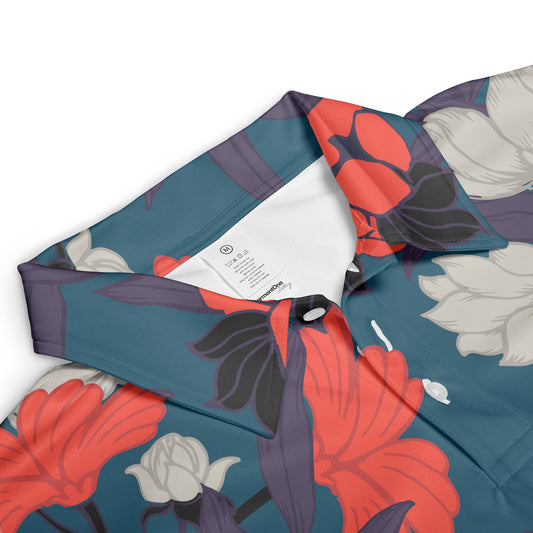 Budding Flowers Polo Shirt