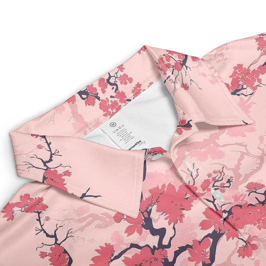Cherry Blossom Love Polo Shirt