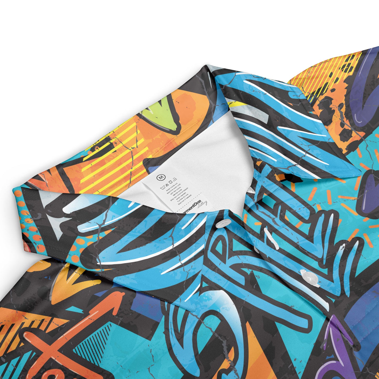 Crazy Cool Graffiti Polo Shirt