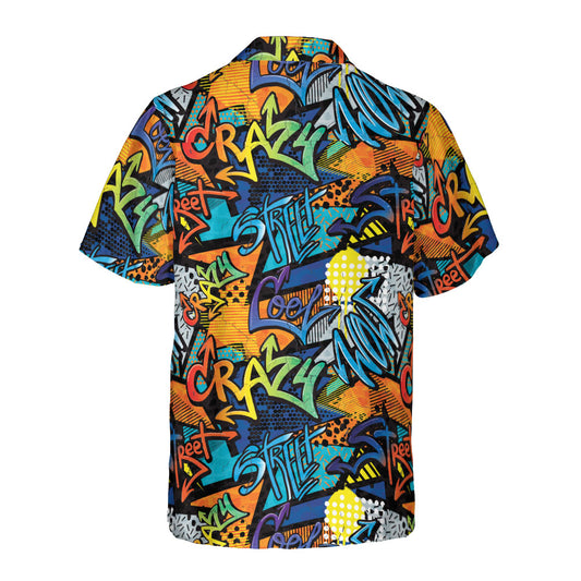 Crazy Cool Graffiti Button Up Shirt