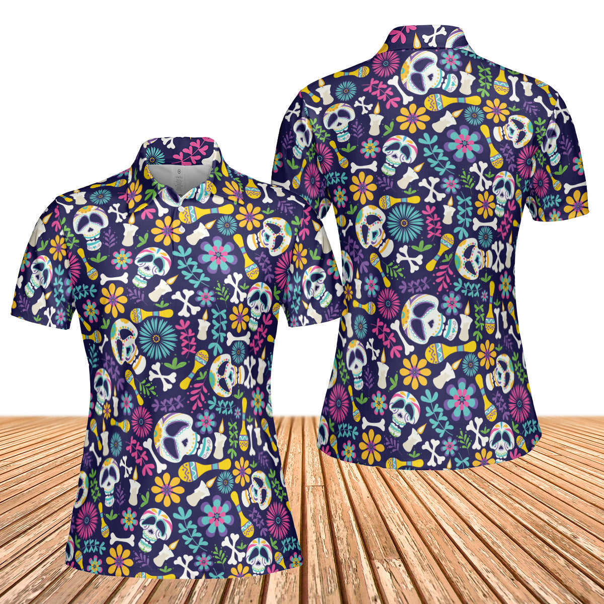 Day Of The Dead Festival Women's Polo Shirt