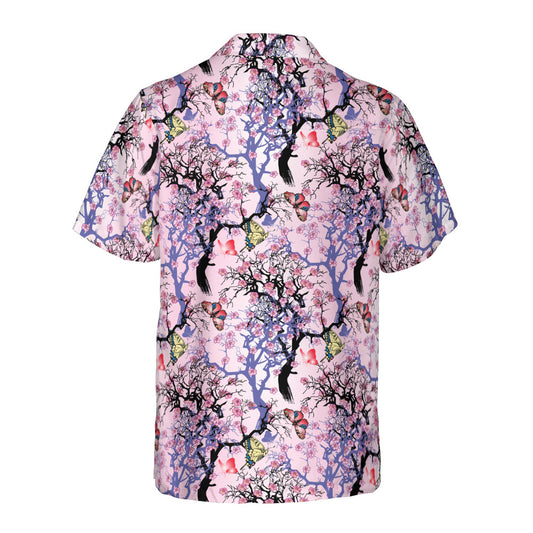 Dream Of Cherry Trees Button Up Shirt