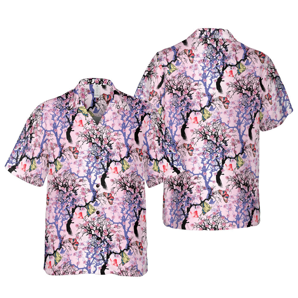 Dream Of Cherry Trees Button Up Shirt