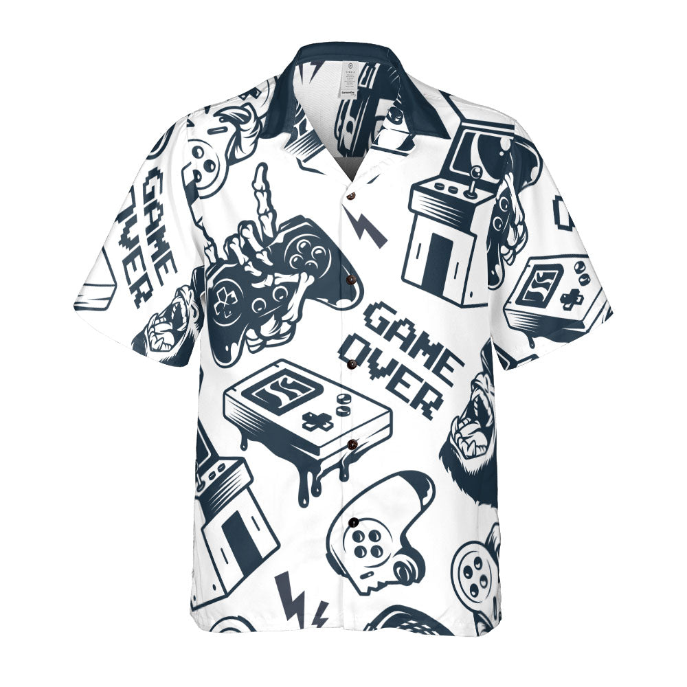 Game Over Button Up Shirt