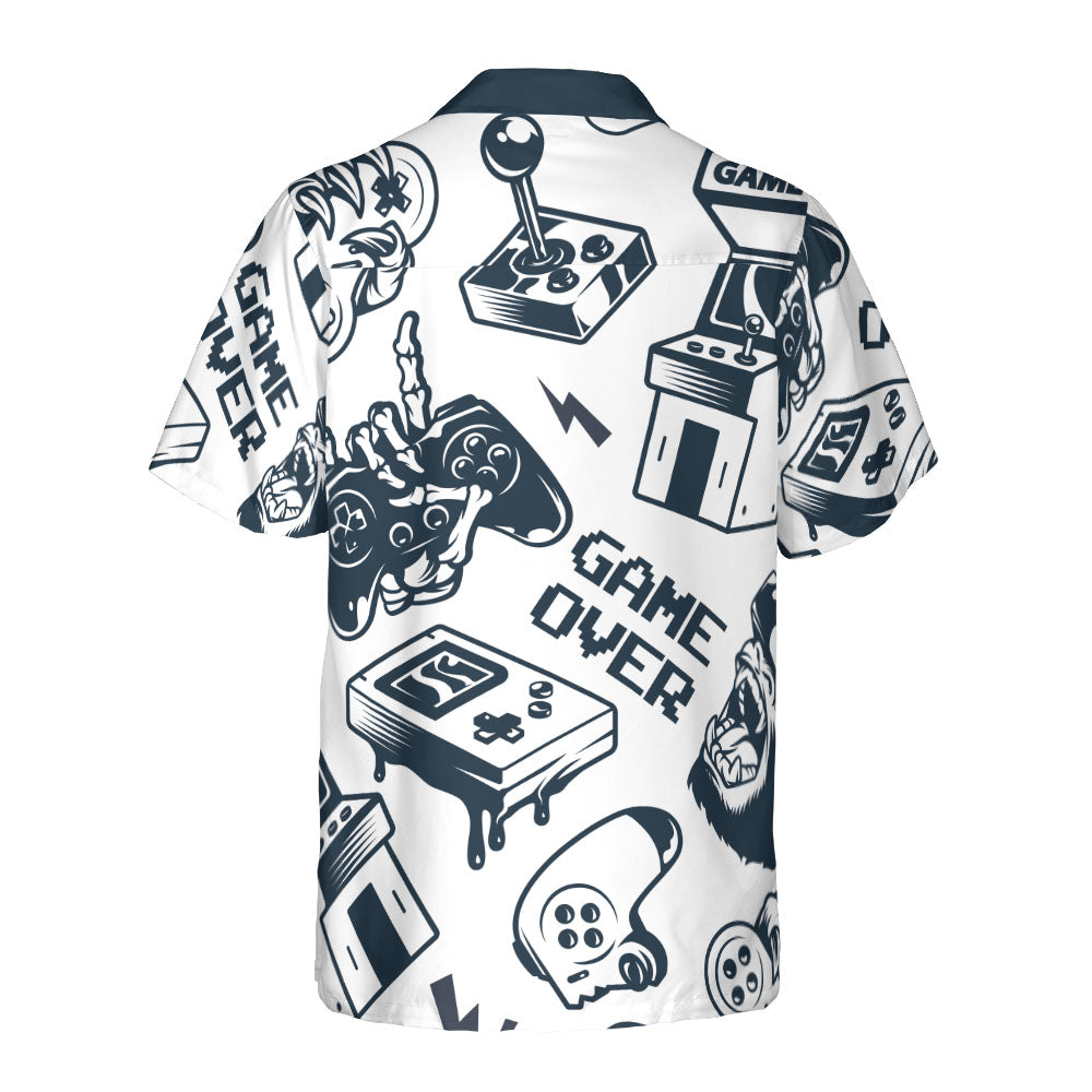 Game Over Button Up Shirt