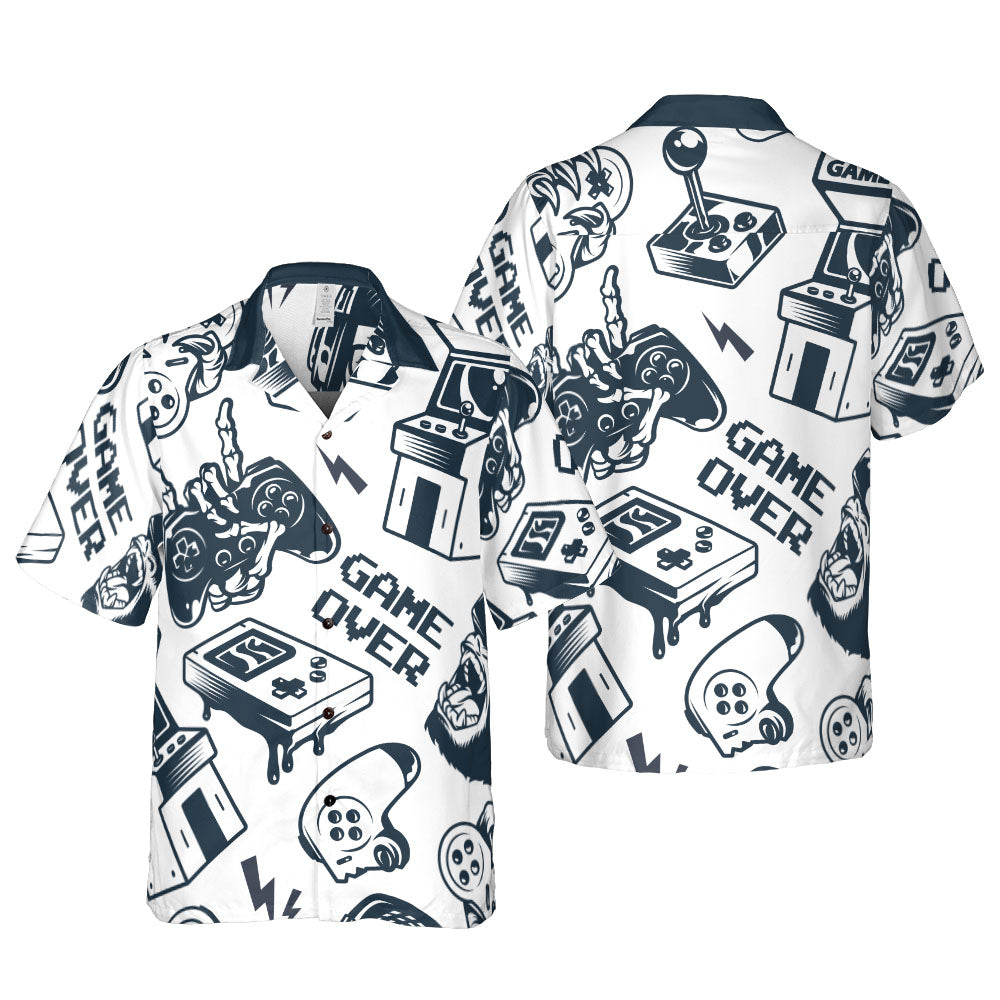 Game Over Button Up Shirt