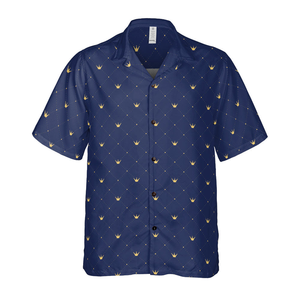 Gold Crowns Button Up Shirt