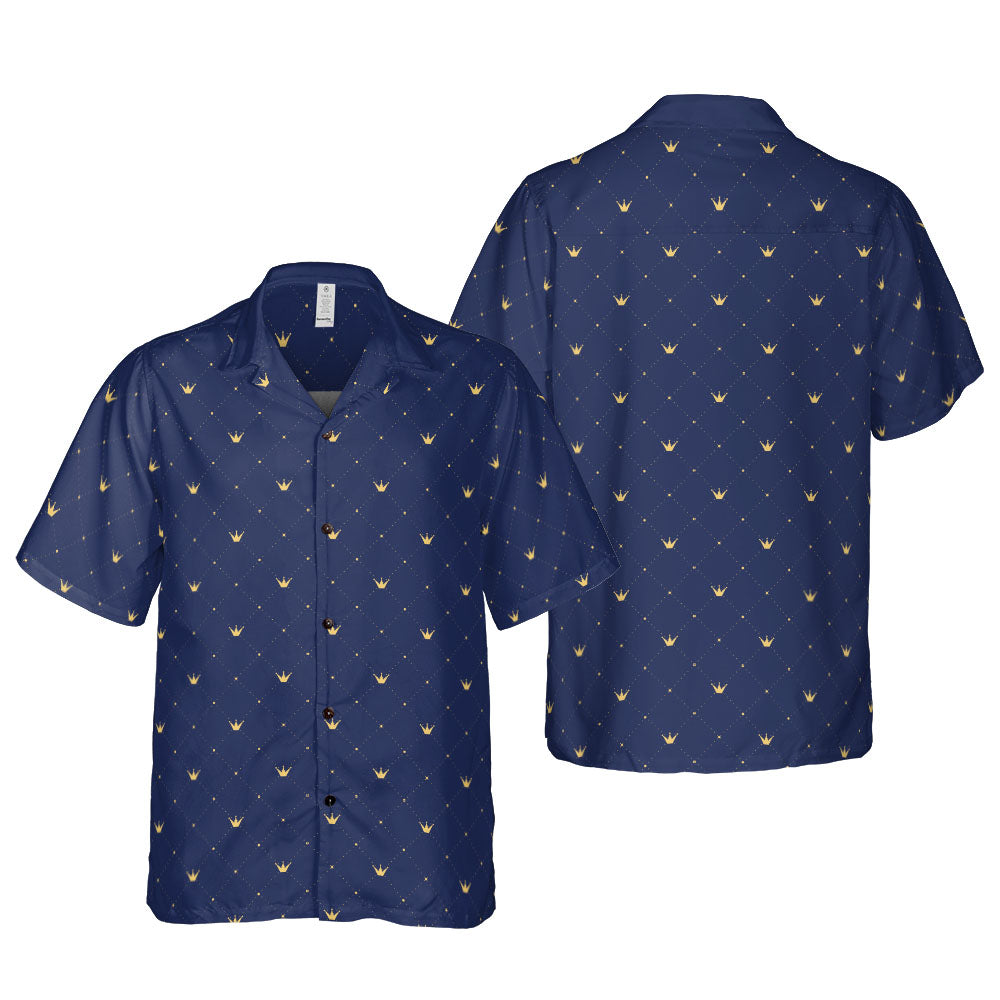 Gold Crowns Button Up Shirt