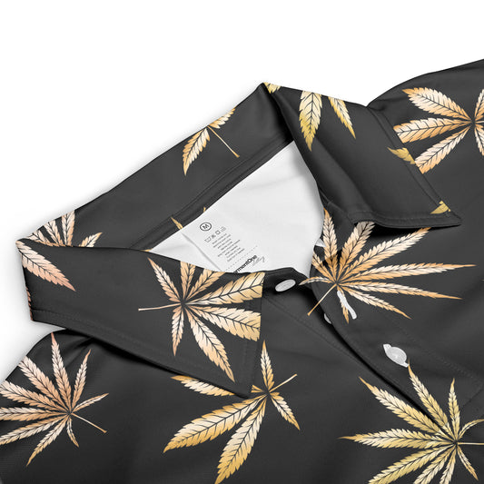 Gold Leaves Polo Shirt