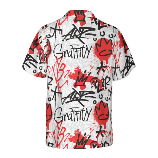 Graffiti Art Button Up Shirt