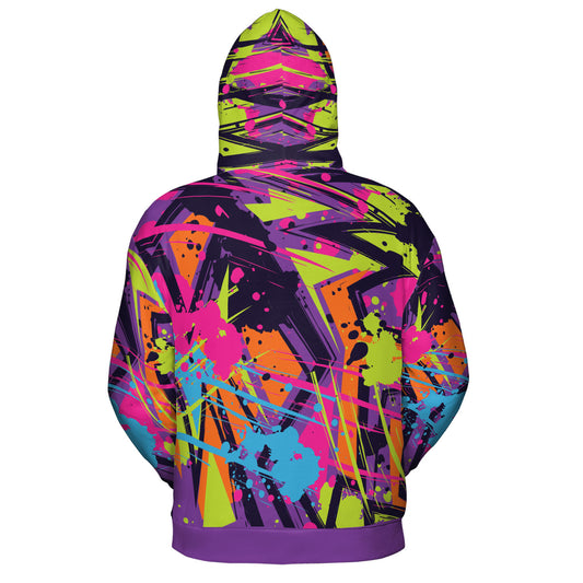 Abstract Zigzag Premium Unisex Hoodie
