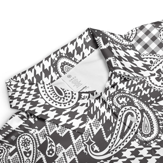 Houndstooth Paisley & Plaid Polo Shirt