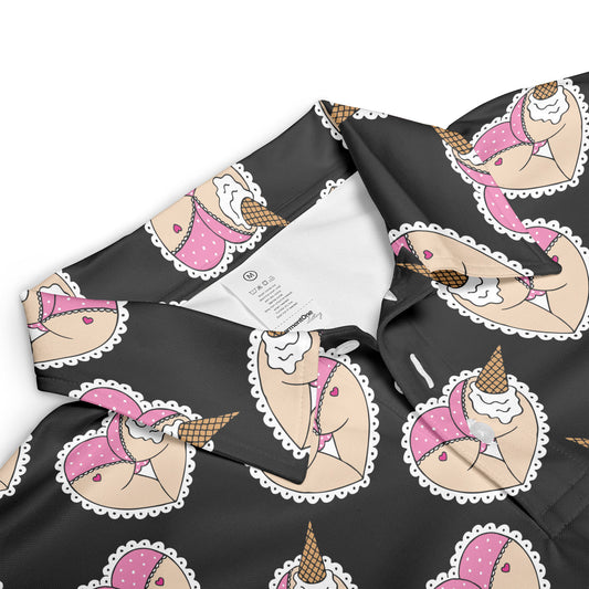 Ice Cream On Cheeks Polo Shirt