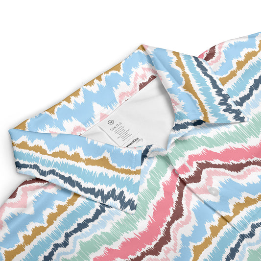 Ikat Border Polo Shirt