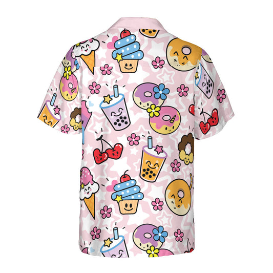 Kawaii Sweets Button Up Shirt
