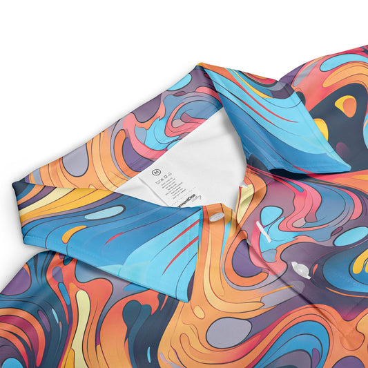 Marbled Water Polo Shirt