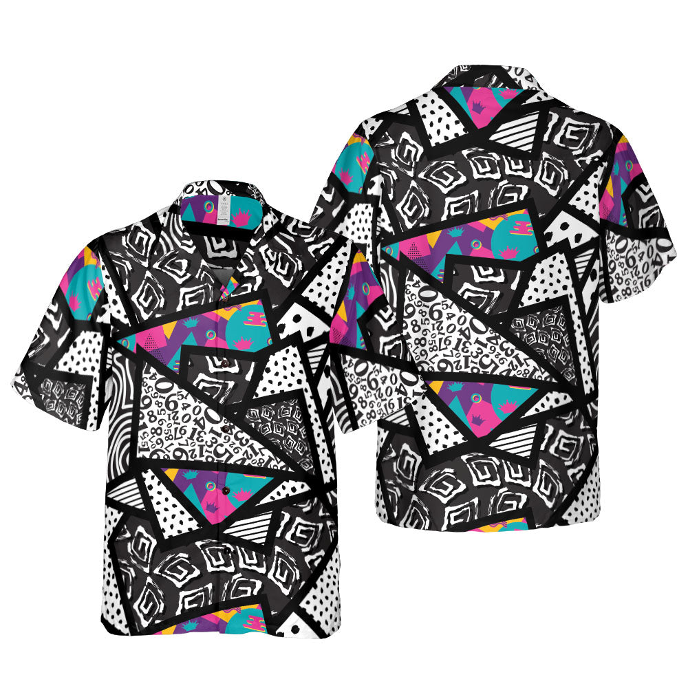 Memphis Texture Button Up Shirt