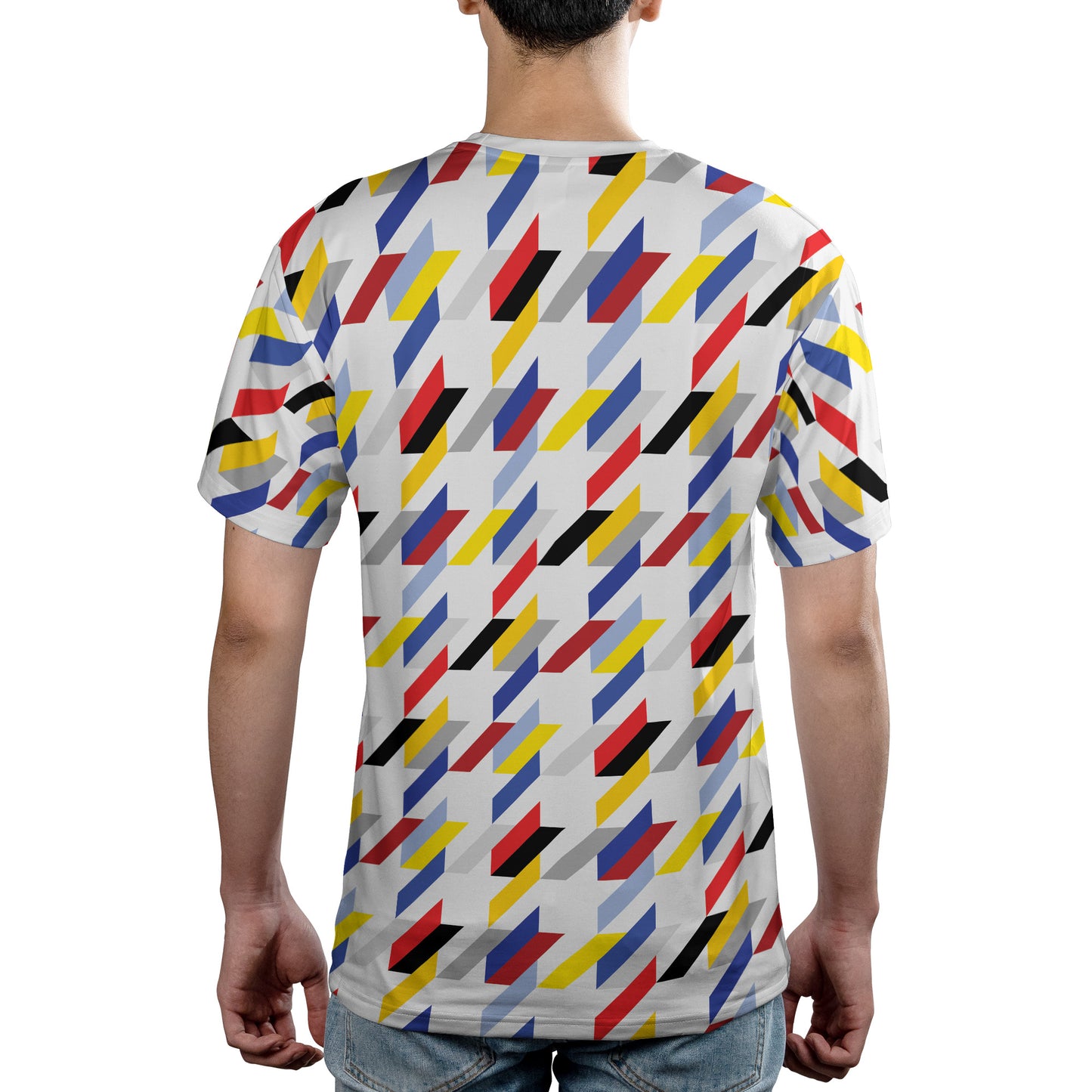 Multicolor Houndstooth Comfort T-shirt