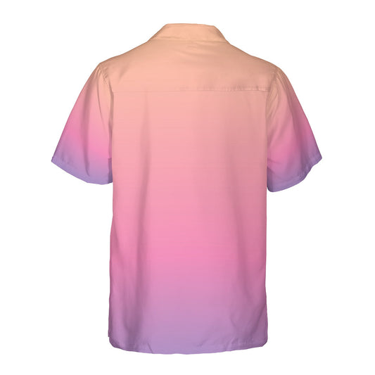 Peach Sunset Button Up Shirt