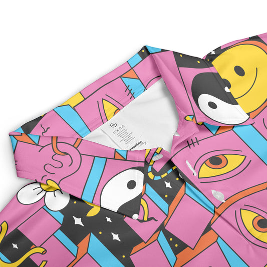 Psychedelic Cubes Polo Shirt