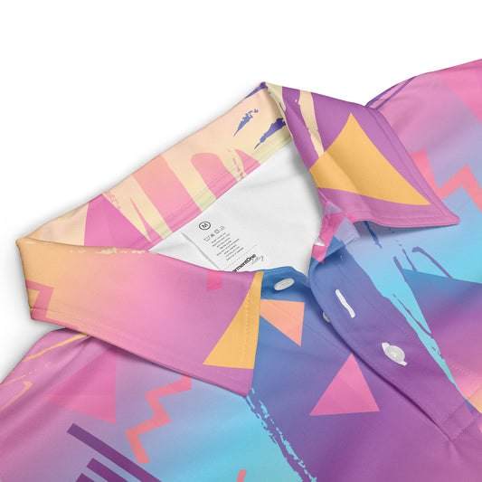Retro 80's Polo Shirt